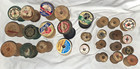 Vintage 27 Empty Wooden Thread Spool Lot Collectin Large   Small Lily J p Coates