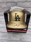 Los Angeles Dodgers Hyeseong Kim Signed Replica Mini Gold Helmet Psa 