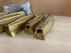 Gretsch Lot Of 6x Gold Plated Rocket Lug Casing Parts Tapped 30s Vtg Snare Drum