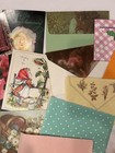 Vintage 80s Box Of Over 75 Cards   Envelopes Mixed Lot