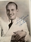 Vintage 1930s Ted Weems Signed Photo 8 X 10  Black White Big Band Musician