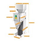 110v Automatic Powder Filling Machine 10-1000g Particle Package Weighing Filler