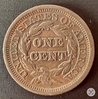Certified Early Large Cent  1846 1c Braided Hair Cent Small Date Pcgs Vf Detail