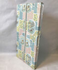Vintage Mcm Folding Toy Clothing Blanket Storage Drawer Box Pastel Vinyl Baby