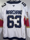 Brad Marchand  63 - Florida Panthers White Stanley Cup Patch Hockey Jersey