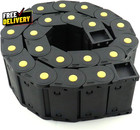 Cable Drag Chain Wire Carrier High Toughness Closed Plastic Chain 25mm X 77mm