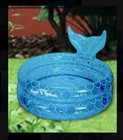 35    Inflatable Mermaid Kids Paddling Pool  Sand ball Pit 20 Gallon  Blue  Age 3 