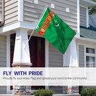 Anley Fly Breeze 3x5 Ft Turkmenistan Flag - Turkmen Flags Polyester