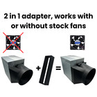 Antminer Rear   Psu 8 Inch Fan Shroud Silencer Cooling Ks5 Ks3 K7 Ka3 S21 S19 D9
