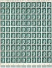Stamp Germany Mi 790 792 Sc 513 15 Sheet 1941 Wwii Fascism War Era Hitler Mnh