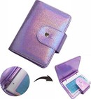 Drds 20 Slots Nail Art Stamp Plate Holder Stamping Plates Storage Bag C-purple