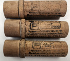 Boye Needle Co  Lot Of 3 Wooden Tubes With No  Sewing Needles Vintage