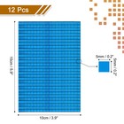 7200 Pcs Glass Mirrors Disco Ball Tiles Self-adhesive Blue Mosaic Tiles 5x5mm