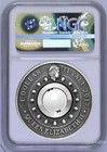 2017 P Tuvalu Dragon   Pearl Antiqued 1oz Silver  1 Coin Ngc Ms 70 Fr