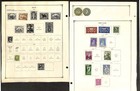 Ireland Stamp Collection On 18 Scott International Pages  1922-1970  bc 