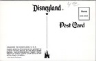 Welcome To Disneyland California - Chrome Postcard - Entrance  Train