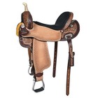 Zi Comfytack Western Horse Barrel Racing Trail Pleasure  American Leather