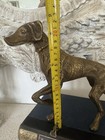 Vintage Solid Brass Hunting Dog Figurine