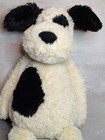 Jellycat Bashful Puppy Dog Plush 12  Stuffed Animal Soft Toy Brown Cream Lovey