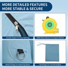  10x8x8 Ft Inflatable Paint Booth   Portable Spray Shelter With 480w Blower 