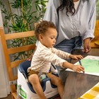 Ingenuity Baby Base 2-in-1 Booster Feeding And Floor Seat With Self-storing