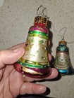 Vintage Christmas Tree Glass Bell Ornament Lot