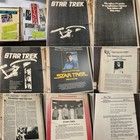 Vintage 1970s Star Trek Tos Collectibles-photos  Stamps  Original Tv Pitch  More