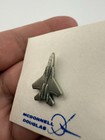 Mcdonnell Douglas F-15 Eagle Tie Tack Lapel Pin On Original Card