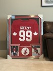 Wayne Gretzky Framed Autographed And Authenticated 42x34 Team Canada Jersey