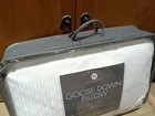 Hotel Collection European White Goose Down Pillow  Medium Support  Queen