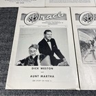Vintage The Oracle Society Of American Ventriloquists Newsletter Lot 1958