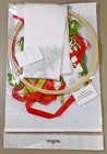 Silk Ribbon Embroidery Kit Christmas Wreath Poinsettias New