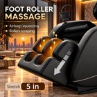 Zero Gravity Full Body Massage Chair Recliner Airbag Massage Foot Rollers Black