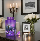 Large Purple Hummingbird Cremation Urns For Adult Male Female Ashes