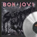 Bon Jovi Framed Black Wood Legends Of Music Platinum Lp Record Display 