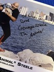 George The Animal Steele Signed Vintage Wrestling Promo Photo Wwf Wwe Hof