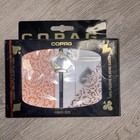 New Copag 1546 Orange   Brown - Super Index - Poker Size Playing Cards Deck
