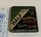 Buckingham Bright Cut Plug Tobacco Pocket Tin 1930  empty  Antique Half   Half