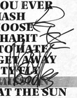 Offspring Signed 1999 Setlist Americana Tour To Leah Original Provenance