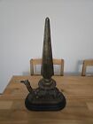 Vintage 20  Camel Obelisk Figurine Statue Metal And Wood Jij Design India