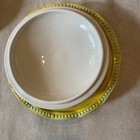 Temptations Lemon Tara Figural Fruit Covered 6  Mini Pie Dish Hand Painted