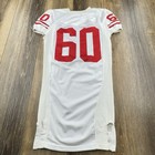 Wisconsin Badgers Player Issued Jersey Mens 44 White Ncaa Football Team Stitched