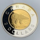 1996-2006 Proof Canada 2 Dollars Toonie Uncirculated Coin Silver From Set Kk293