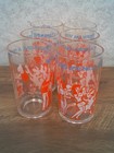 Vintage 1973   betty And Veronica Give A Party  Drinking Glass Set Of 6 4 