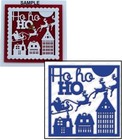 Impression Obsession Ho Ho Ho Square Thin Steel Craft Die Die590-zz Christmas