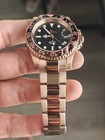 Custom Rootbeer Rose Gold Gmt Watch 