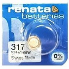 317 Renata Sr516sw  2 Piece  Sr516w Watch Batteries New Authorized Seller