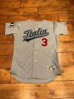 World Baseball Classic Team Italy Game Worn Used Jersey James Buccheri Rare