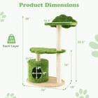 38  Cute Cat Tree Cat Condo Furniture W  Fully Wrapped Sisal Scratching Posts