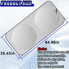 Foldable 65  36 Inch Universal Car Windshield Sun Shade  Refle Size  65  36 Inch
